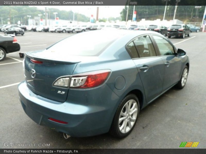Gunmetal Blue Mica / Black 2011 Mazda MAZDA3 s Sport 4 Door
