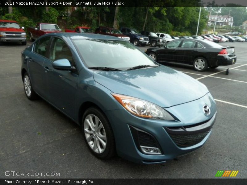 Gunmetal Blue Mica / Black 2011 Mazda MAZDA3 s Sport 4 Door