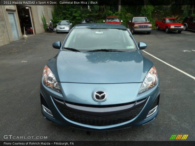 Gunmetal Blue Mica / Black 2011 Mazda MAZDA3 s Sport 4 Door