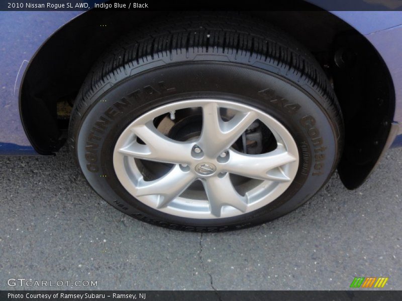 Indigo Blue / Black 2010 Nissan Rogue SL AWD