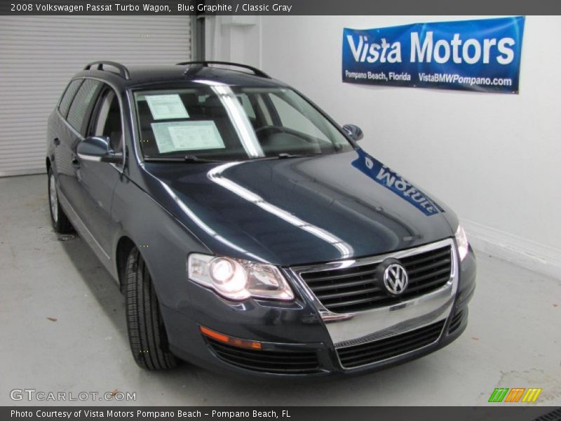 Blue Graphite / Classic Gray 2008 Volkswagen Passat Turbo Wagon