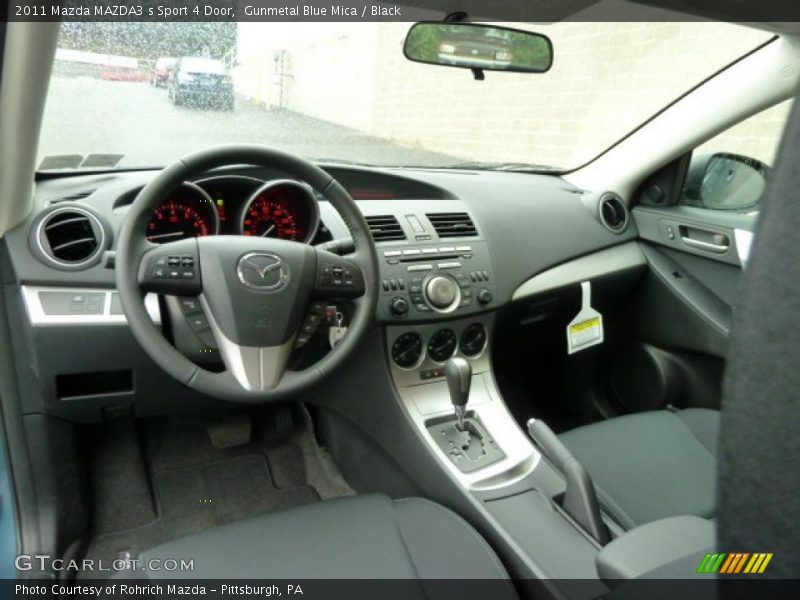Gunmetal Blue Mica / Black 2011 Mazda MAZDA3 s Sport 4 Door