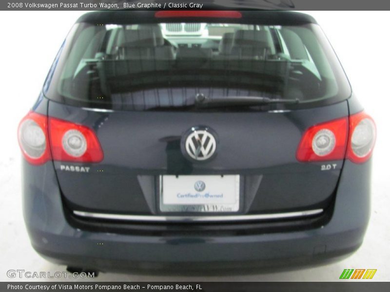 Blue Graphite / Classic Gray 2008 Volkswagen Passat Turbo Wagon