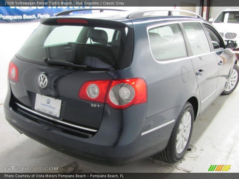 Blue Graphite / Classic Gray 2008 Volkswagen Passat Turbo Wagon