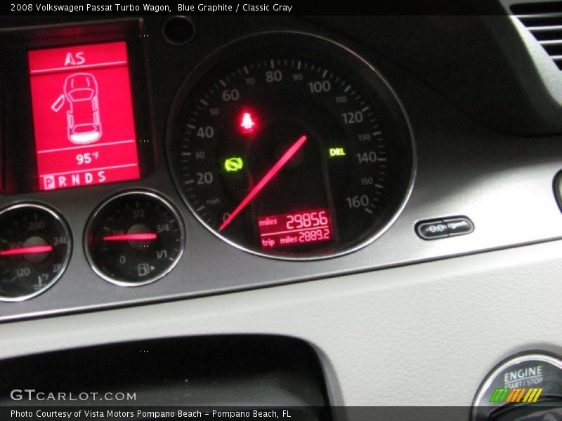 Blue Graphite / Classic Gray 2008 Volkswagen Passat Turbo Wagon