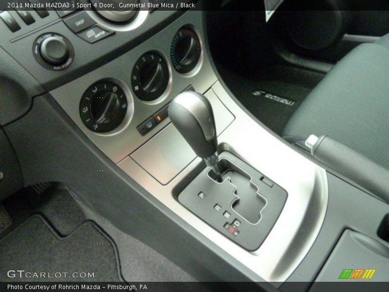 Gunmetal Blue Mica / Black 2011 Mazda MAZDA3 s Sport 4 Door