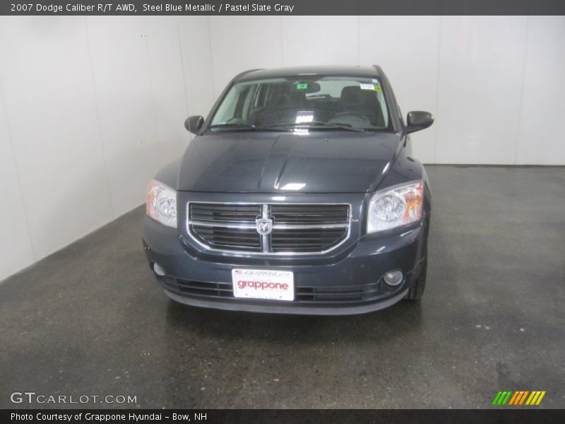 Steel Blue Metallic / Pastel Slate Gray 2007 Dodge Caliber R/T AWD