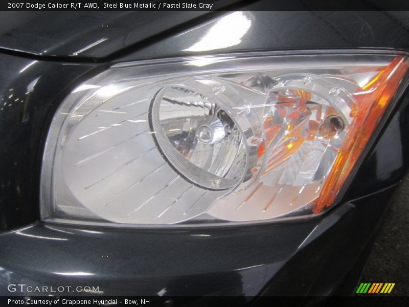 Steel Blue Metallic / Pastel Slate Gray 2007 Dodge Caliber R/T AWD