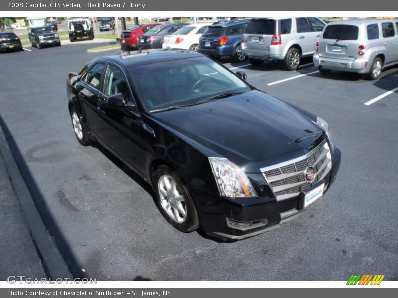 Black Raven / Ebony 2008 Cadillac CTS Sedan
