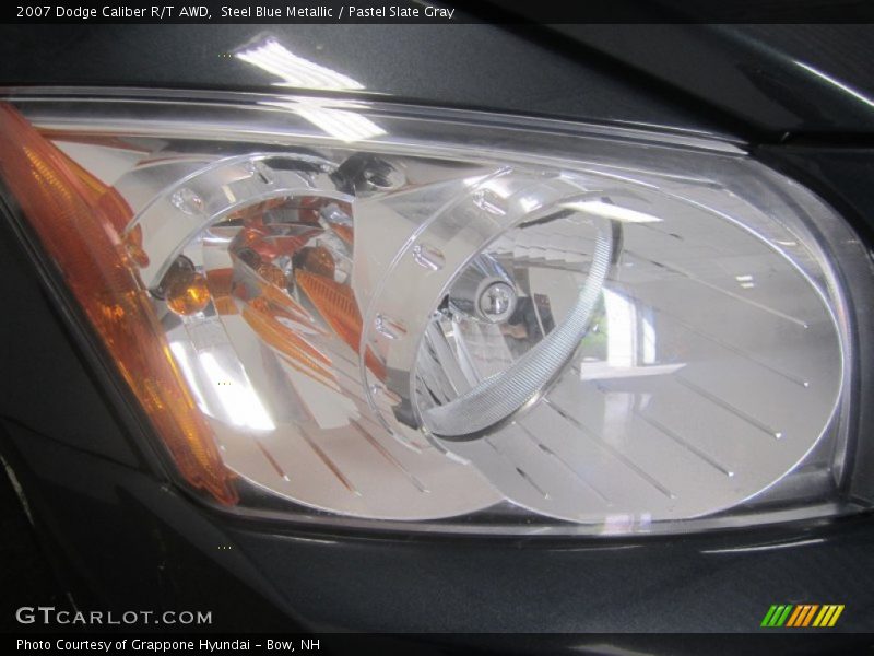 Steel Blue Metallic / Pastel Slate Gray 2007 Dodge Caliber R/T AWD