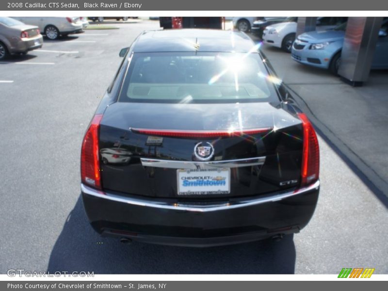Black Raven / Ebony 2008 Cadillac CTS Sedan