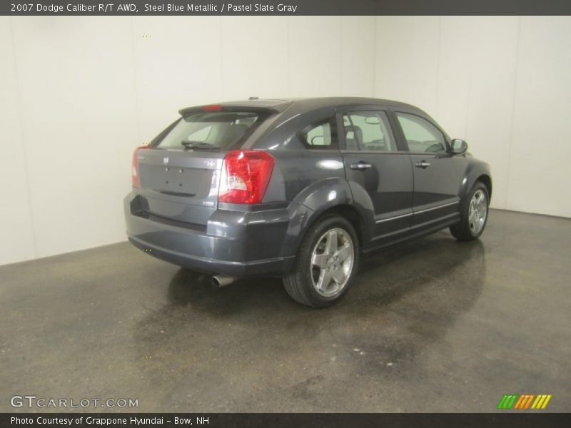 Steel Blue Metallic / Pastel Slate Gray 2007 Dodge Caliber R/T AWD