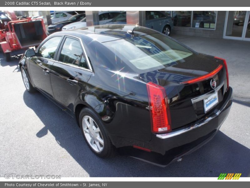 Black Raven / Ebony 2008 Cadillac CTS Sedan