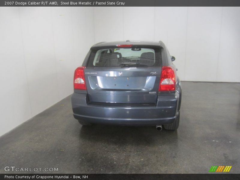 Steel Blue Metallic / Pastel Slate Gray 2007 Dodge Caliber R/T AWD