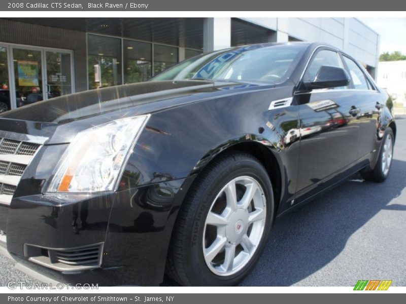 Black Raven / Ebony 2008 Cadillac CTS Sedan