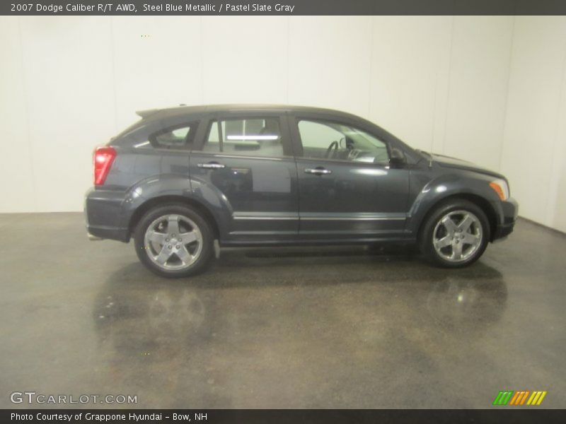Steel Blue Metallic / Pastel Slate Gray 2007 Dodge Caliber R/T AWD