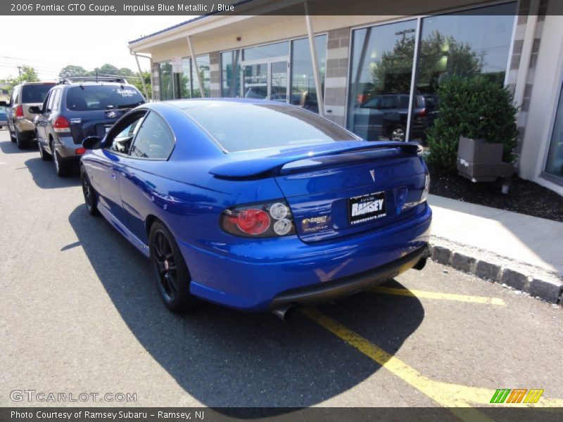 Impulse Blue Metallic / Blue 2006 Pontiac GTO Coupe