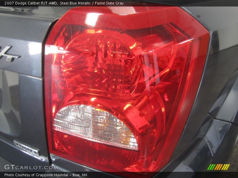 Steel Blue Metallic / Pastel Slate Gray 2007 Dodge Caliber R/T AWD