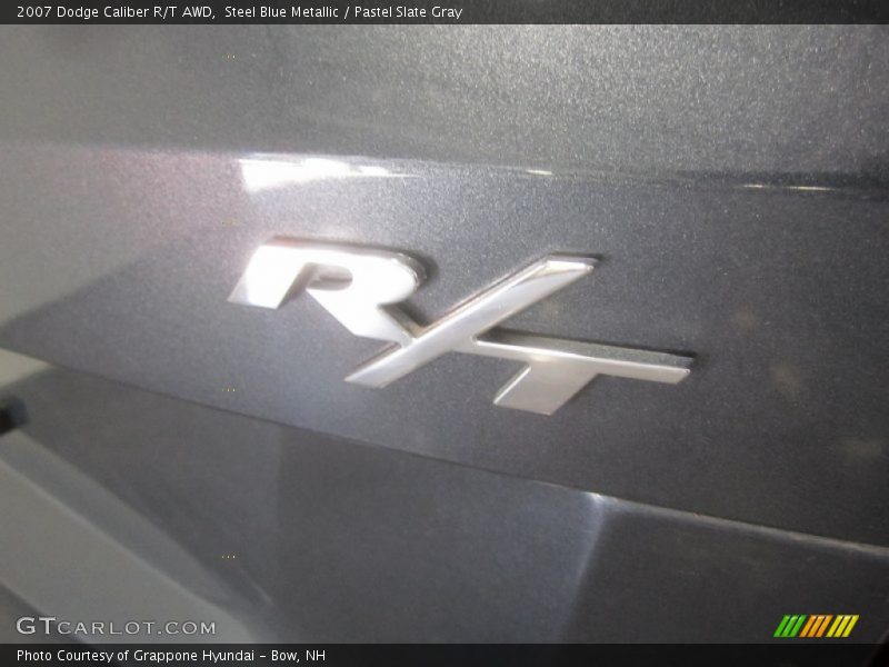 Steel Blue Metallic / Pastel Slate Gray 2007 Dodge Caliber R/T AWD