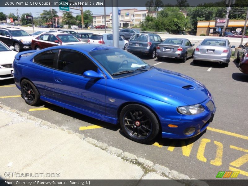 Impulse Blue Metallic / Blue 2006 Pontiac GTO Coupe