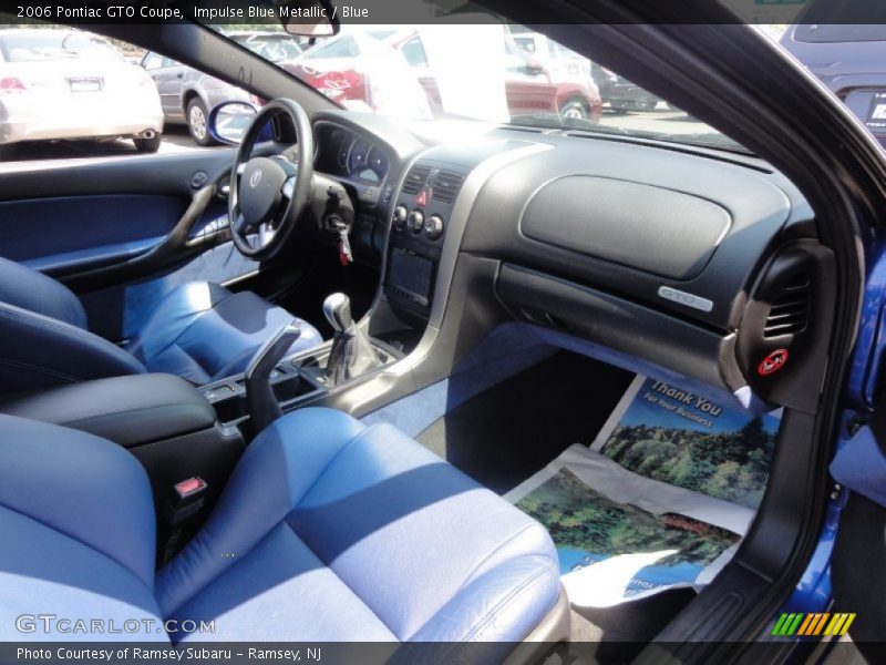 Impulse Blue Metallic / Blue 2006 Pontiac GTO Coupe