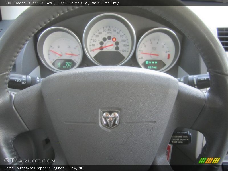 Steel Blue Metallic / Pastel Slate Gray 2007 Dodge Caliber R/T AWD