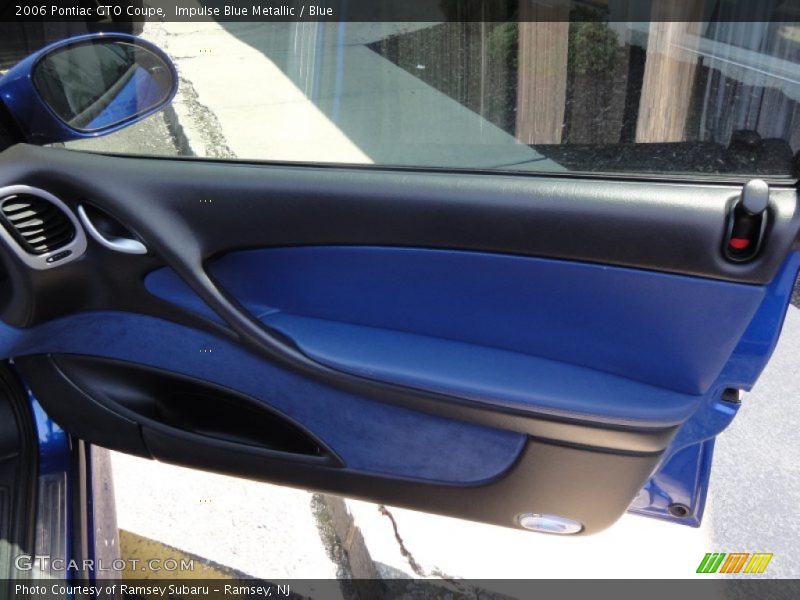 Impulse Blue Metallic / Blue 2006 Pontiac GTO Coupe