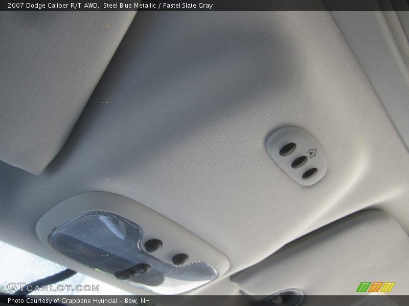 Steel Blue Metallic / Pastel Slate Gray 2007 Dodge Caliber R/T AWD