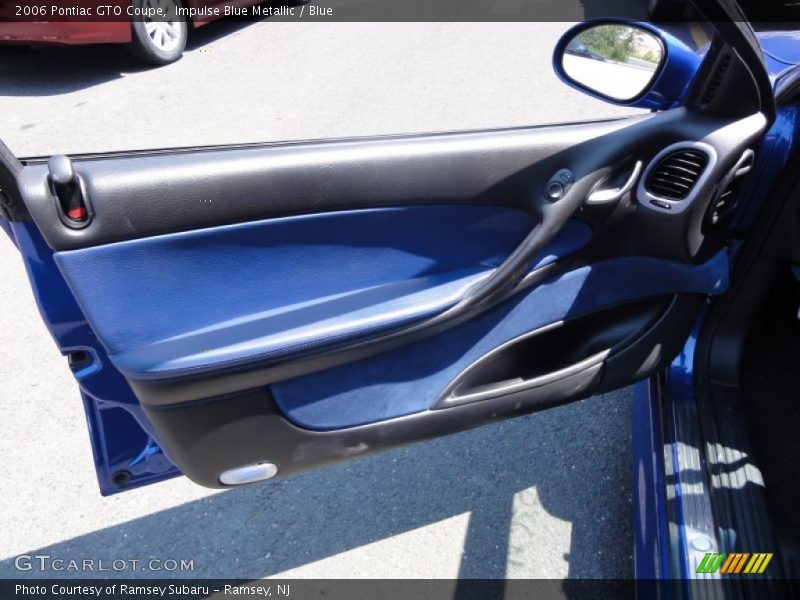 Impulse Blue Metallic / Blue 2006 Pontiac GTO Coupe