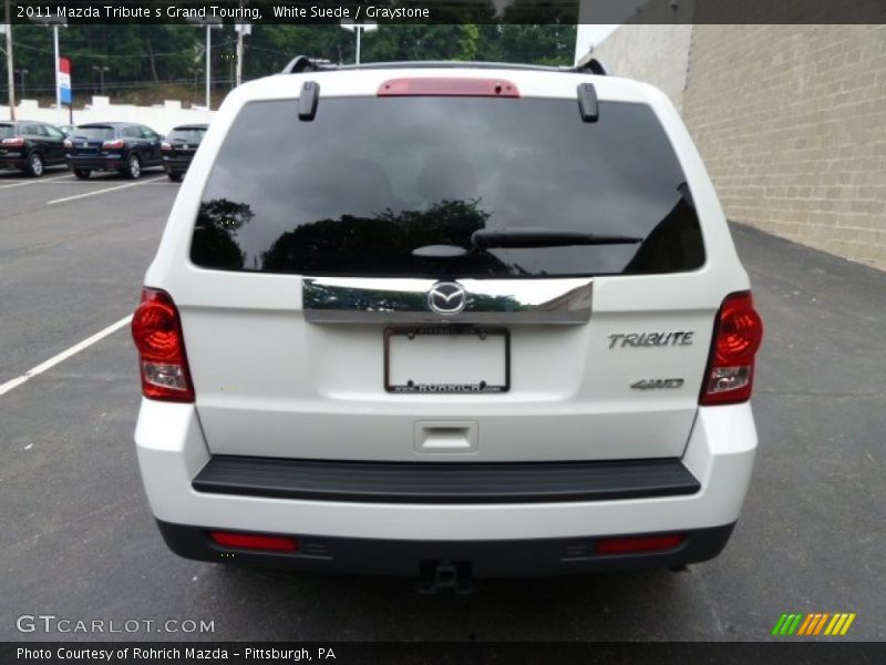 White Suede / Graystone 2011 Mazda Tribute s Grand Touring