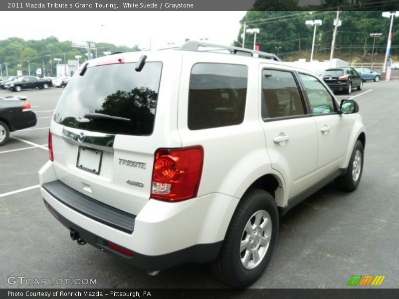 White Suede / Graystone 2011 Mazda Tribute s Grand Touring
