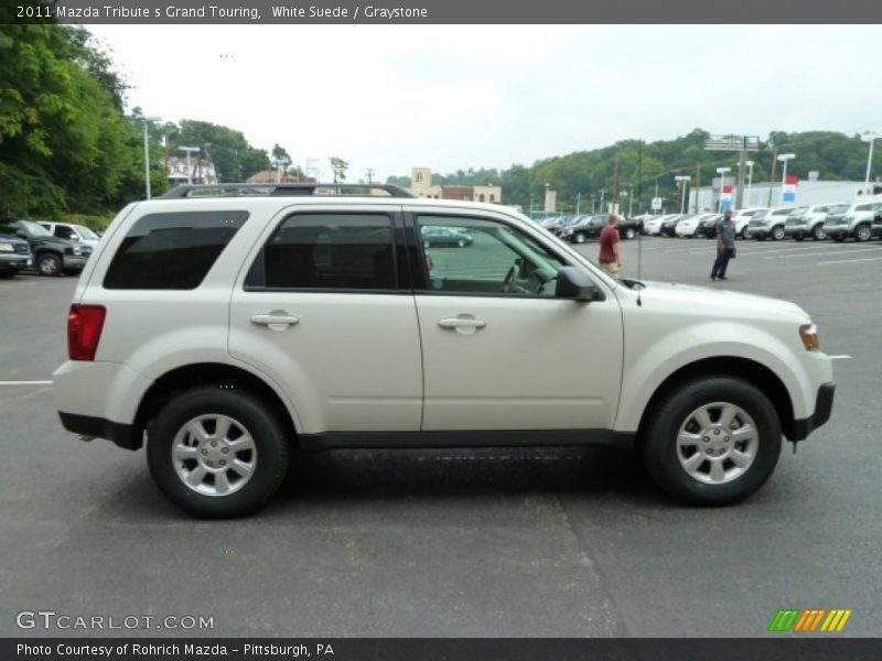 White Suede / Graystone 2011 Mazda Tribute s Grand Touring