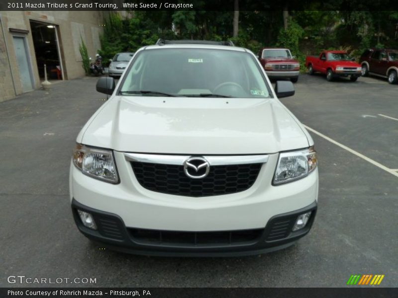White Suede / Graystone 2011 Mazda Tribute s Grand Touring