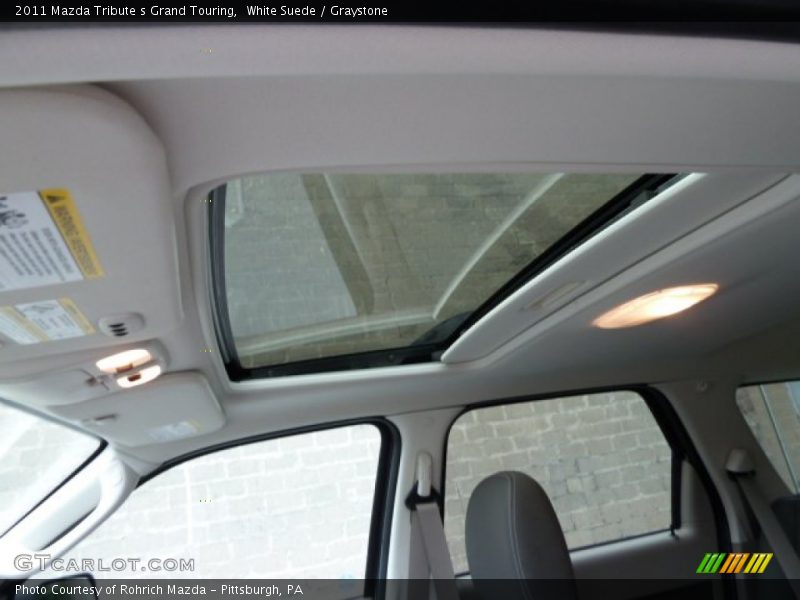 Sunroof of 2011 Tribute s Grand Touring