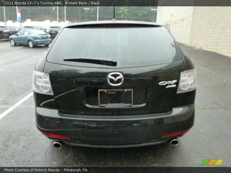 Brilliant Black / Black 2011 Mazda CX-7 s Touring AWD