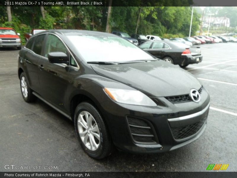 Brilliant Black / Black 2011 Mazda CX-7 s Touring AWD