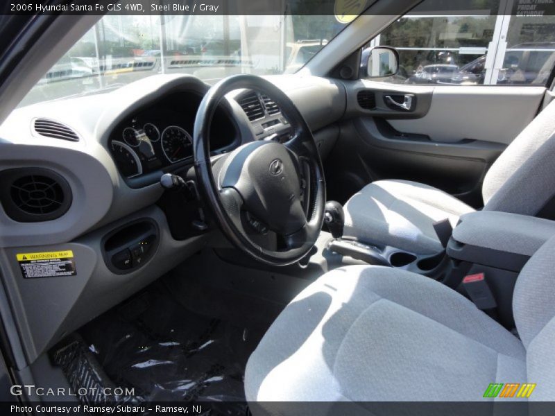 Steel Blue / Gray 2006 Hyundai Santa Fe GLS 4WD