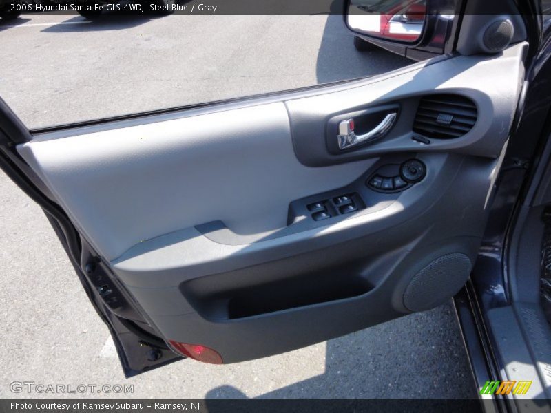Steel Blue / Gray 2006 Hyundai Santa Fe GLS 4WD