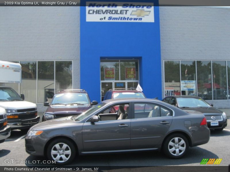 Midnight Gray / Gray 2009 Kia Optima LX