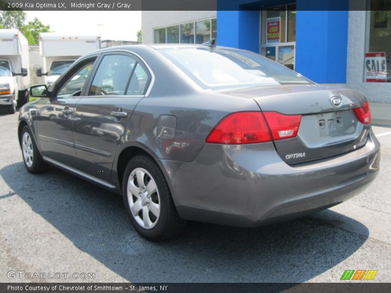 Midnight Gray / Gray 2009 Kia Optima LX