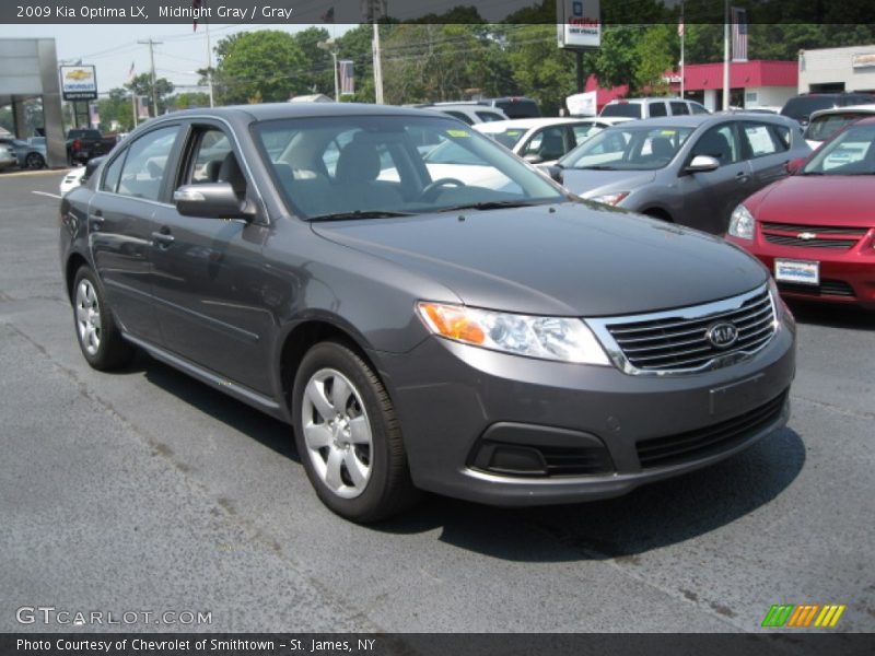 Midnight Gray / Gray 2009 Kia Optima LX