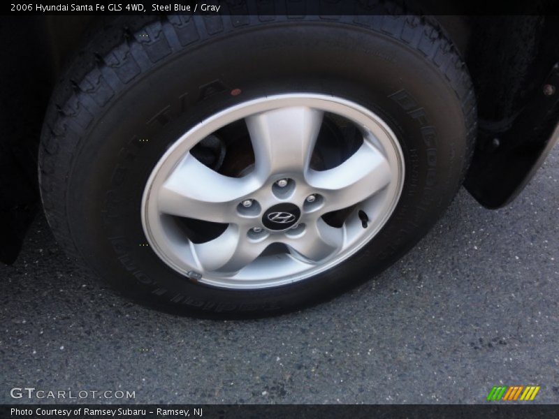 Steel Blue / Gray 2006 Hyundai Santa Fe GLS 4WD