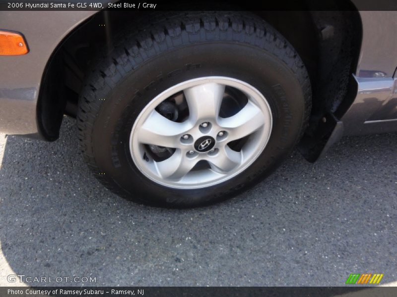 Steel Blue / Gray 2006 Hyundai Santa Fe GLS 4WD