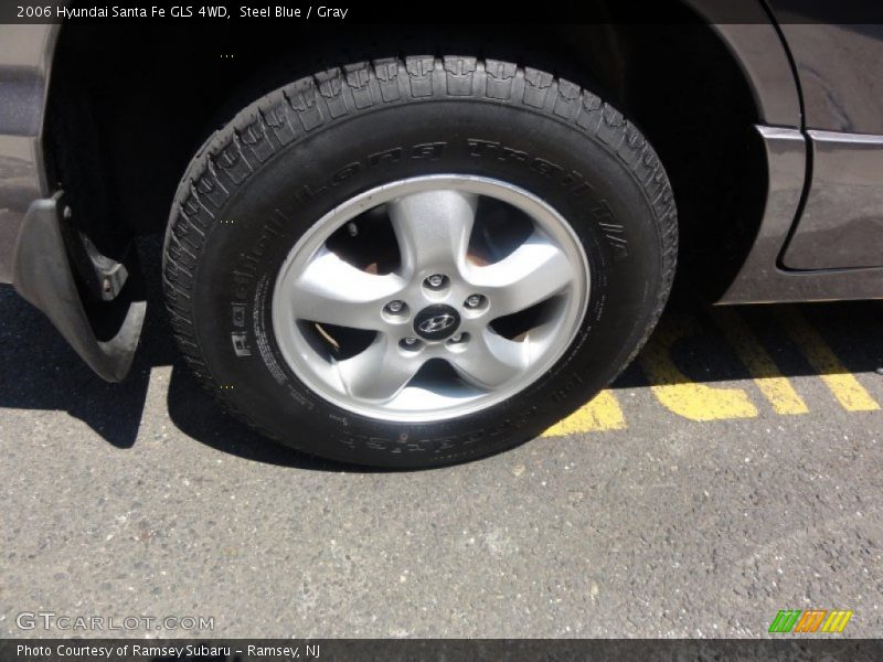 Steel Blue / Gray 2006 Hyundai Santa Fe GLS 4WD