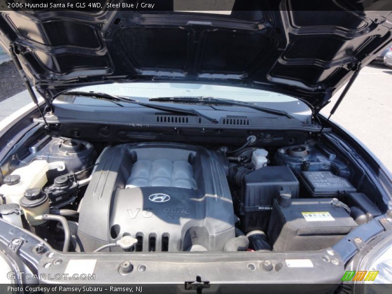 Steel Blue / Gray 2006 Hyundai Santa Fe GLS 4WD