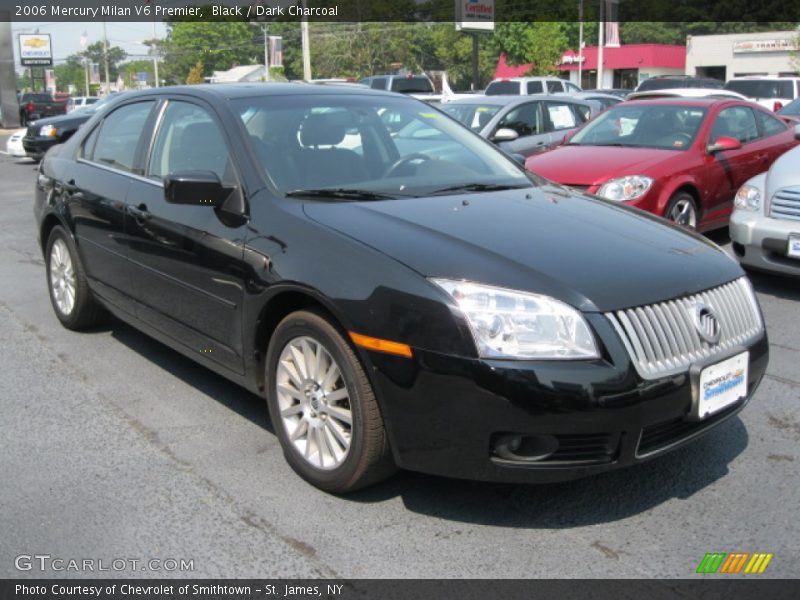 Black / Dark Charcoal 2006 Mercury Milan V6 Premier