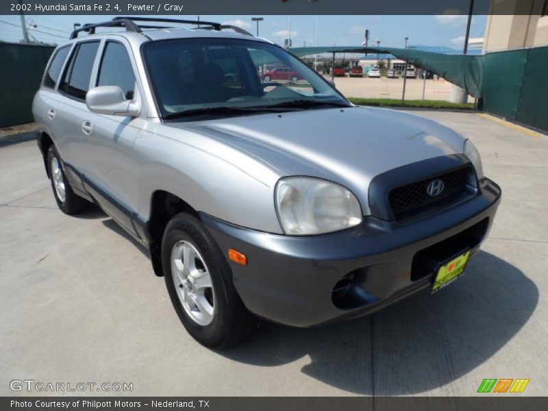 Pewter / Gray 2002 Hyundai Santa Fe 2.4