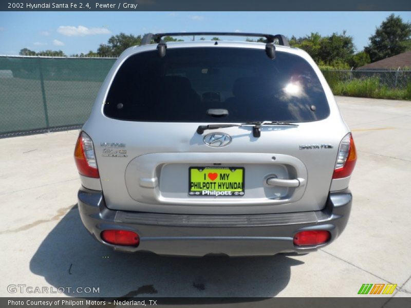Pewter / Gray 2002 Hyundai Santa Fe 2.4