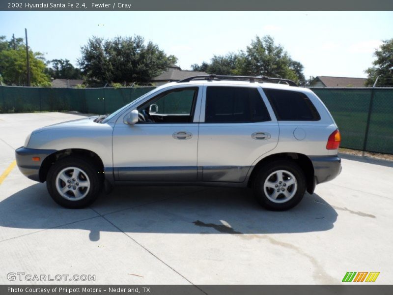 Pewter / Gray 2002 Hyundai Santa Fe 2.4