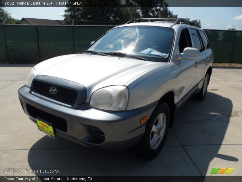 Pewter / Gray 2002 Hyundai Santa Fe 2.4